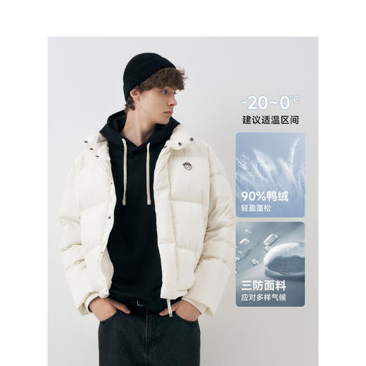 Teenie Weenie小熊男装卡通羽绒服男冬季TNJD248C02H 商品图1