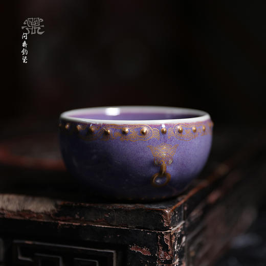 问鼎钧瓷梦鼎系列己亥战鼓杯（螭龙圈纹）（缺货） 商品图0