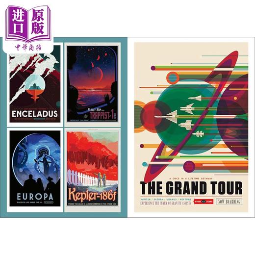 预售 【中商原版】Space Posters and Paintings: The Art That Inspired NASA 进口艺术 太空海报和绘画:启发NASA的艺术 商品图3