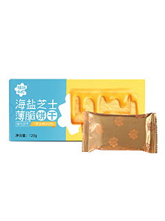 植物补叮海盐芝士薄脆 120g*3包