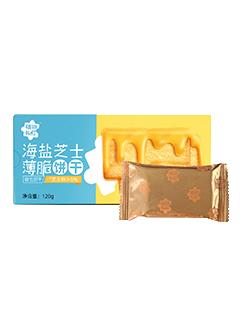 植物补叮海盐芝士薄脆 120g*3包 商品图0