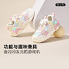 卡特兔童鞋儿童板鞋小白鞋2024秋季闪灯鞋旋转纽扣运动跑步鞋 商品缩略图1