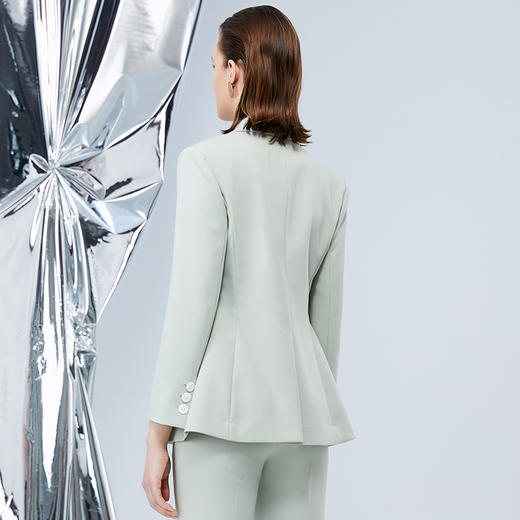 EITIE爱特爱秋季新款时尚通勤干练显瘦翻领西装外套女7503207 商品图4