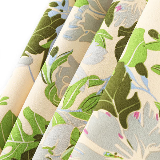 法式优雅女人味，浪漫印花双绉雪纺连衣裙WLZD-2423204 商品图3