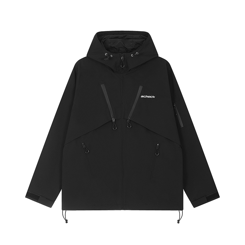 【Achock官方店】潮户外登山机能小众设计感露营连帽外套男