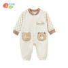 贝贝怡婴幼儿童纯棉连体衣A类男童卡通熊连身衣2024春秋哈衣爬服ZB3DL014 商品缩略图6