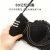 大码无肩带防滑不掉内衣女轻爽透气兔耳杯防凸点上托防垂文胸静花抹胸 商品缩略图5