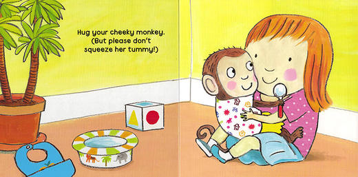 How to系列纸板书  4册（带你的小鳄鱼刷牙+帮你的小恐龙洗澡+哄你的小狮子睡觉+喂你的小猴子吃香蕉） 商品图1