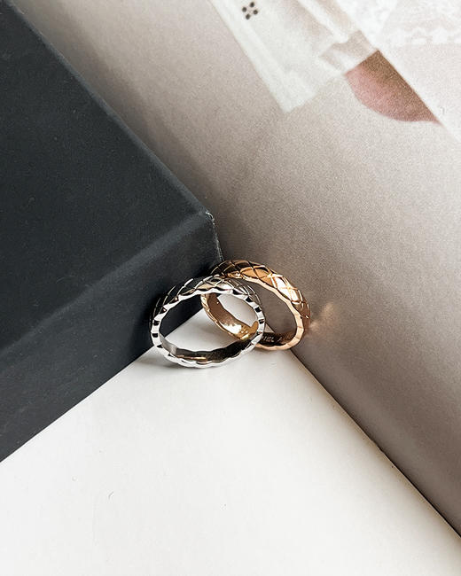 现货 THS 7.13-无 coco家 巨巨巨火 标志性菱形纹戒指 8款可选 CU1213 商品图8