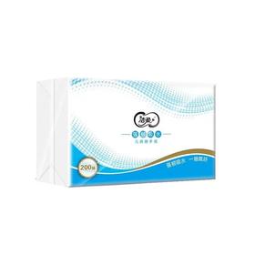 洁柔擦手纸（200抽/单层/包）新老包装随机发货 200抽*5包