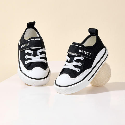 卡特兔儿童帆布鞋男童女童2024秋季新款软底防滑幼儿园室内鞋 商品图2