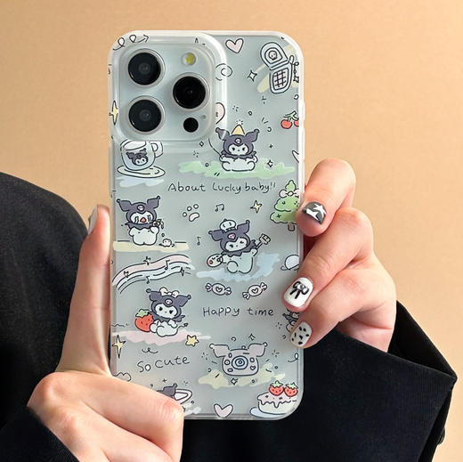 【夏天冰感磨砂iPhone14苹果13手机壳】15promax猫咪12防摔11大孔XR透明壳 商品图9