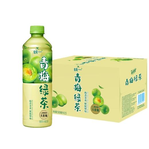 统一青梅绿茶500ml*15瓶 商品图0