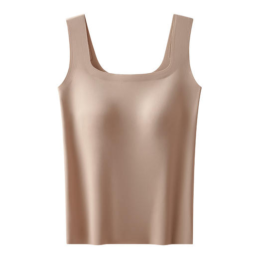 雀说 吊带背心女带胸垫一体宽肩带薄款内搭美背无痕962 商品图4