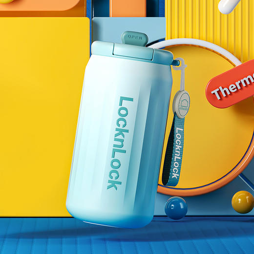 LHC6771FU 乐扣乐扣 炫彩菱纹咖啡杯（渐蓝） 商品图10