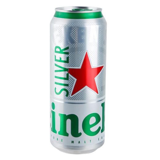 喜力星银啤酒500ml/听 商品图0