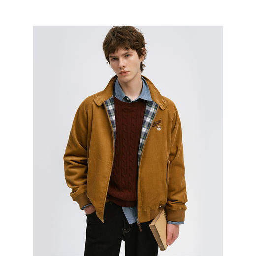 Teenie Weenie小熊男装字母外套男秋季TNJJ247702N 商品图3