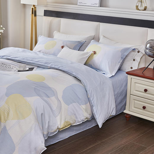 蜻蜓时尚全棉四件套小清新床上田园风床单被套学生宿舍-时光集 被套200*230cm 商品图2