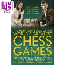 【中商原版】猛犸象世界国际象棋游戏大全 The Mammoth Book of the World's Greatest Chess Games 英文原版 GRAHAM BURGESS