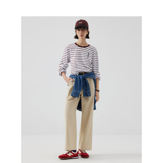 TeenieWeenie小熊简约休闲裤女秋季长裤TTTC243801L 商品图2