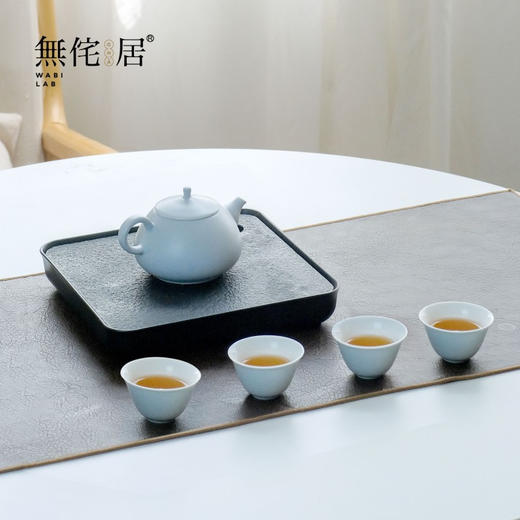 【無侘居云影茶具6件装】简约耐看 内含：茶壶1个➕茶杯4个➕茶盘1个！  六件套配置齐全【品牌直发】礼盒礼袋包装，送礼佳品 商品图1