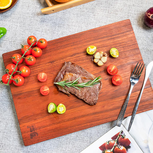 南美花梨木砧板 | 詹厨定制 进口南美花梨木 整木切割不易开裂 无胶水无漆无蜡 防霉抗菌 家庭必备菜板 商品图8