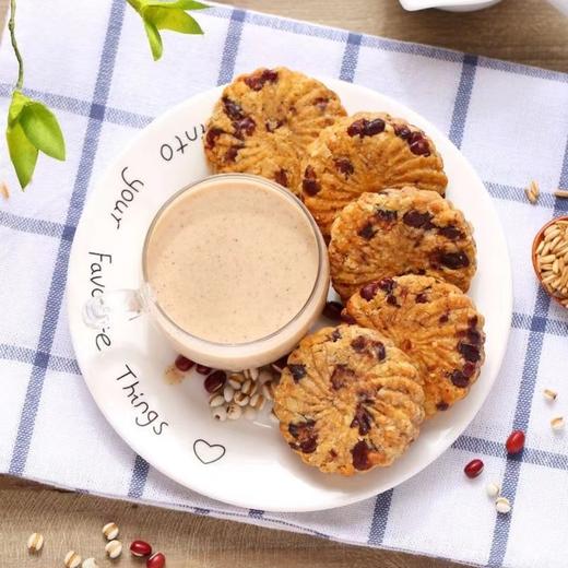 【入口香醇酥脆！红豆薏米饼】不单独添加蔗糖粗粮饼干，口感绵实，精选红豆，入口香醇酥脆，独立包装携带便捷，燕麦粗粮零食健康营养代餐Y 商品图2