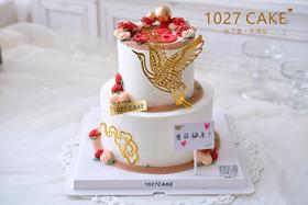 1027CAKE | 双层长辈蛋糕  福字