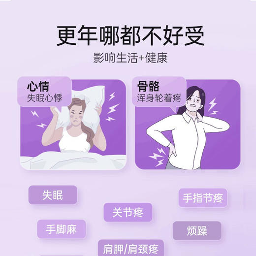 【更年期钙片】unikalk更年期钙片女性成年补钙中老年人骨质进口含异黄酮保健品 商品图1