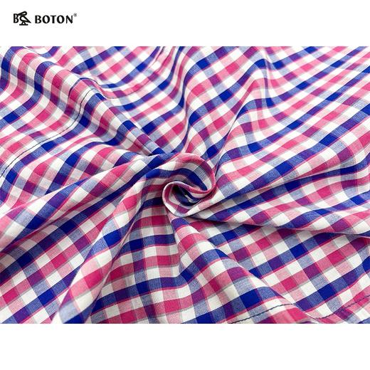 【第2件半价！尾货清仓不退换】波顿女士休闲格仔短袖衬衫LS738216 商品图5