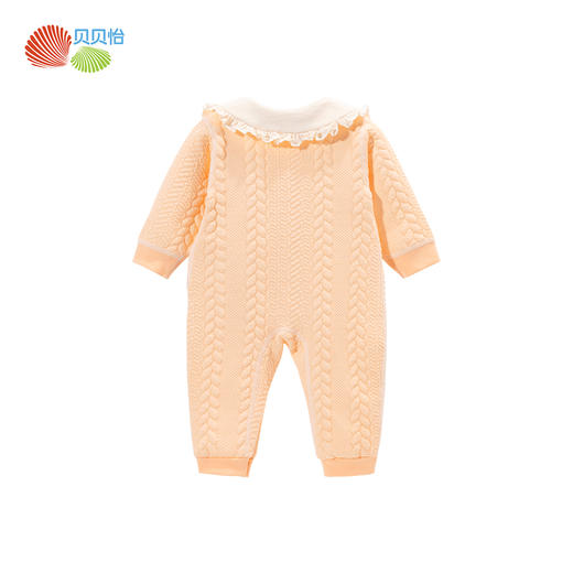 贝贝怡童装婴儿连体衣纯棉春秋季2024新款新生儿保暖男女宝宝哈衣ZB4DL024 商品图5
