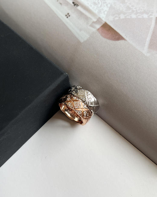 现货 THS 7.13-无 coco家 巨巨巨火 标志性菱形纹戒指 8款可选 CU1213 商品图11