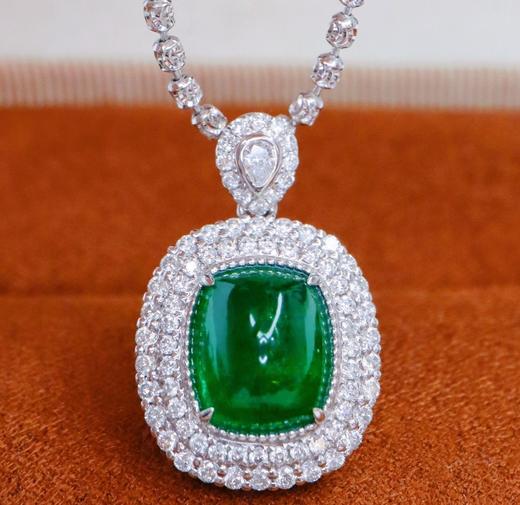 2.55ct 祖母绿吊坠 商品图3