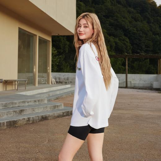 YKYB2025新款彩虹多巴胺趣味长款T恤 商品图4