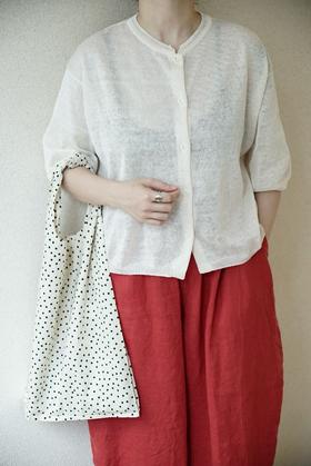 Atelier d'antan3色麻质针织上衣