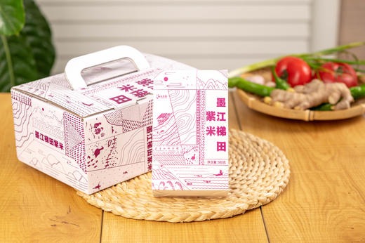 【甄选】云南墨江高品质梯田紫米粒大饱满软糯适口500g/盒 商品图1