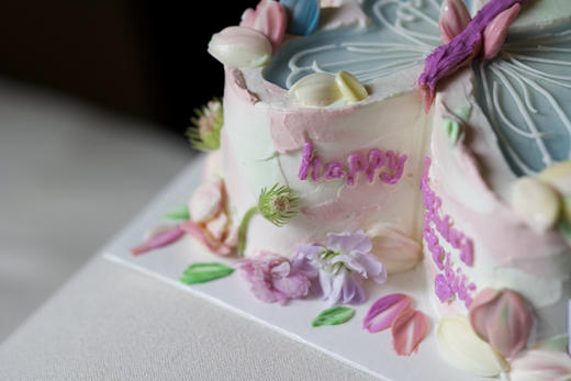 蝴蝶许愿蛋糕（口味请备注，不接急单） 商品图2