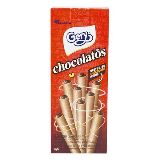 芝莉巧克力味夹心卷饼干140g 商品图1