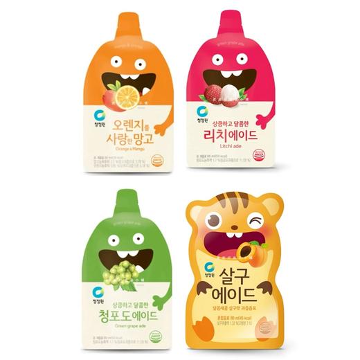 清净园橙子芒果/荔枝/青葡萄/杏子味果汁饮料80ml 便携小包装 025627/025628/025632/025622 商品图0