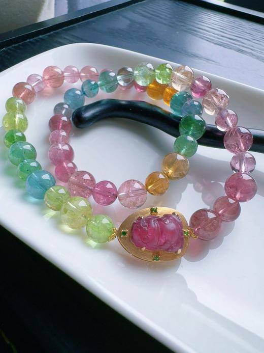 34.7g 碧玺手链 商品图0