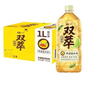 统一双萃柠檬茶鸭屎香风味1L*8瓶