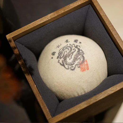 梅记 老枞梅占龙团 500g/自食茶瓷罐装 100g 商品图2