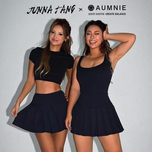 AUMNIE澳弥尼高腰百褶网球裙城市系列瑜伽运动健身短裙减龄半身裙 商品图0
