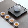 【無侘居云影茶具6件装】简约耐看 内含：茶壶1个➕茶杯4个➕茶盘1个！  六件套配置齐全【品牌直发】礼盒礼袋包装，送礼佳品 商品缩略图4