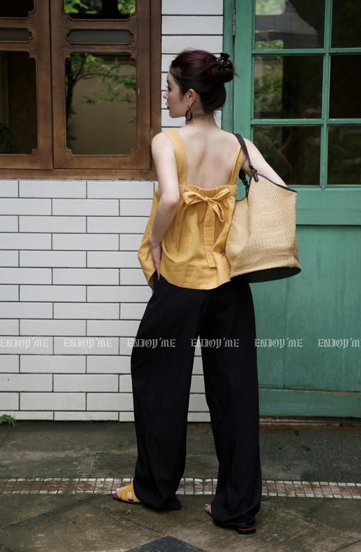 【门店同款】ENJOY夏季多巴胺后蝴蝶结上衣 158401672 商品图6