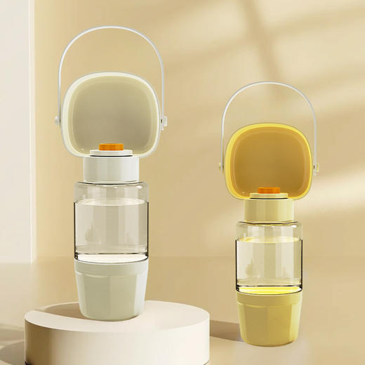 【清仓】便携户外宠物便携杯随行杯 560ml 耐高温 喂水喂粮 水可回流 商品图3