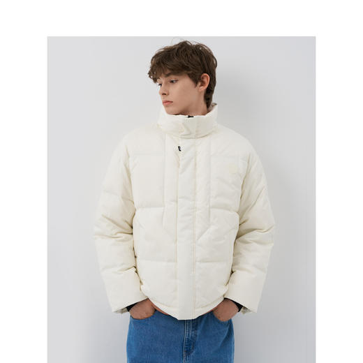 Teenie Weenie小熊男装冬季时尚宽松休闲立领羽绒服外套TNJD248923V 商品图2