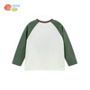 贝贝怡童装男童全棉长袖T恤2024秋新品撞色插肩袖打底衫柔软舒适ZB3DS009 商品缩略图4