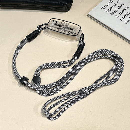 夏日ins风网红【背夹斜挎适用手机壳链条挂绳】通用挂脖可拆卸可调节手机挂绳 商品图7