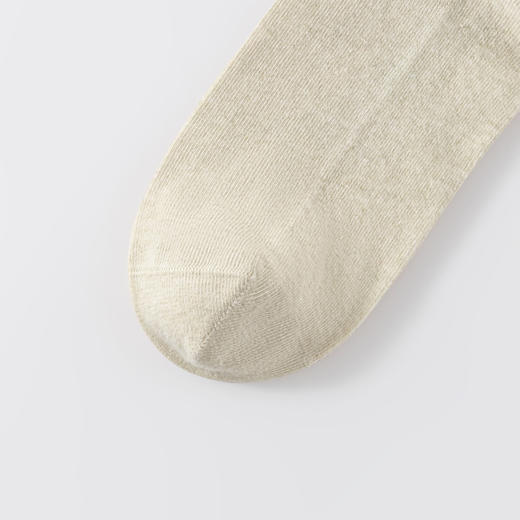 小亘97%棉天然彩棉薄松口袜 春夏薄款男女袜 2双（常规地区满120包邮） 商品图3